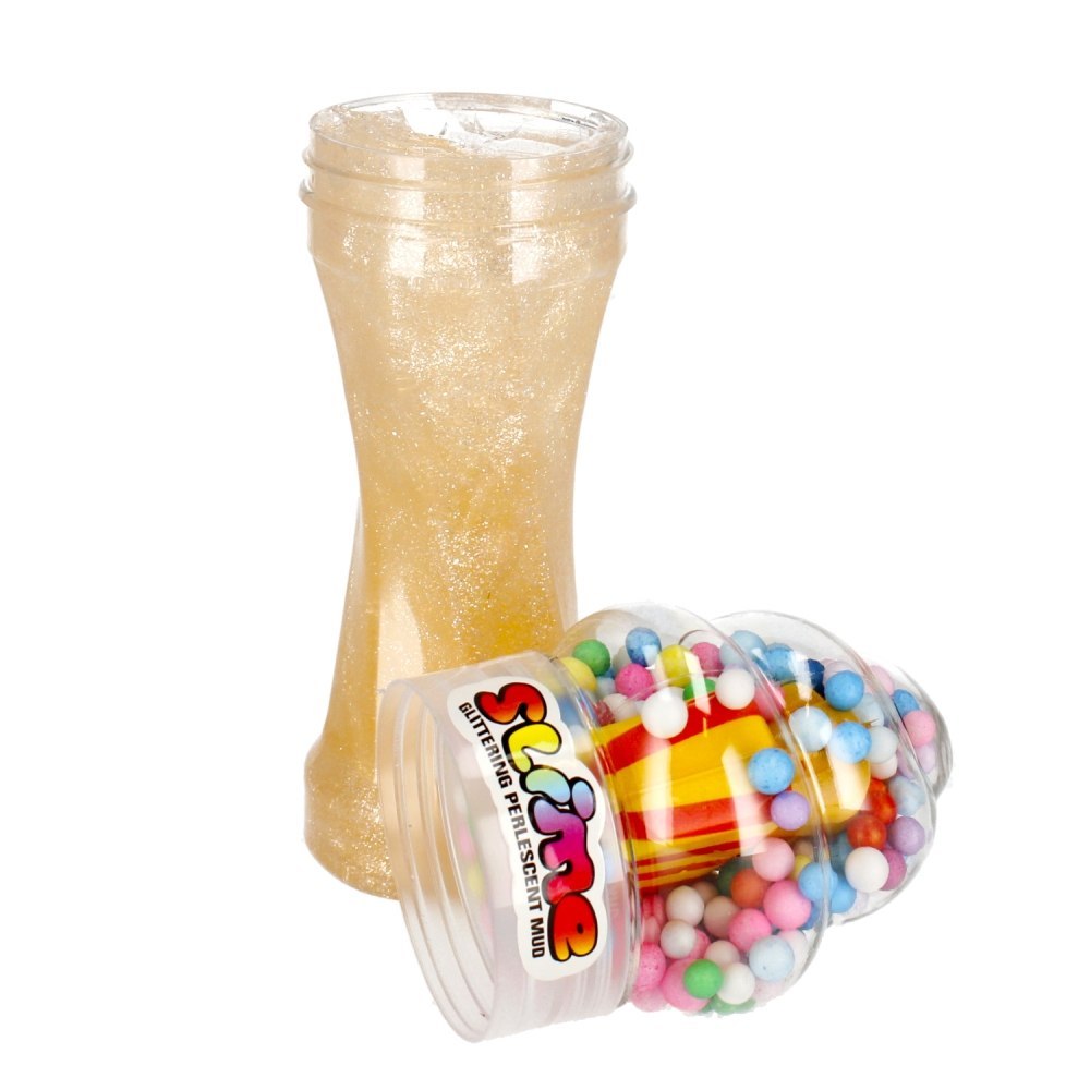 GLACE À PAILLETTES CRISTALLINES AVEC BOULES SQUISHY 352038